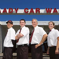 Kaady Car Washes employee and customer photo